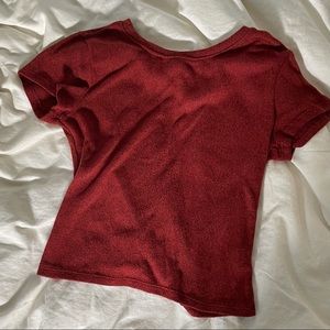 Forever 21 Orange Tee Size S